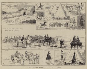 ダートムーアでの秋の操縦 作： Alfred Chantrey Corbould
